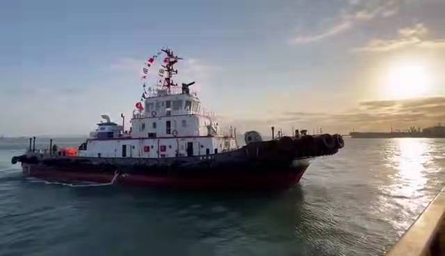 青島海業(yè)瑞邦船舶有限公司“海業(yè)拖1號”交付入列